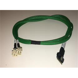Broadcom LSI internal U.3 cable 1.0 m SlimLine x8 (SFF-8654) to 2x Mini-SAS HD (SFF-8643) white (for NVMe) SMC
