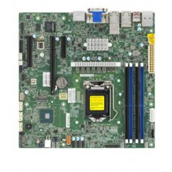 SUPERMICRO MB LGA1200 1U(Xeon W-12xx, core), W480,4xDDR4,4xSATA3,M.2,3xPCIe3.0 (16 4 4),2xDP,DVI,Audio,2x10Gb+2x1Gb,IPMI