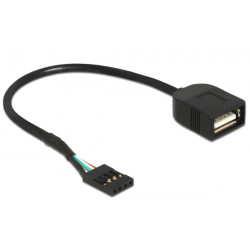 Delock kabel USB 2.0 A samice na pinový konektor