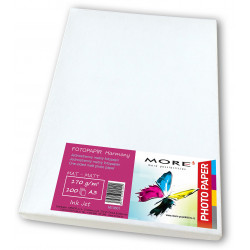Fotopapír matný bílý pro A3; 170g m2; pro ink. tisk.; 100 ks