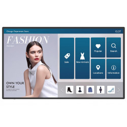 BENQ panel 55" IL5501 dotykový UHD 4K provoz 24 7 VGA 2x HDMI DP RS232 RJ45 USB Android