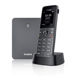 Yealink W73P, IP DECT báze+ručka, PoE, 1,8" bar.disp., až 10 ruček