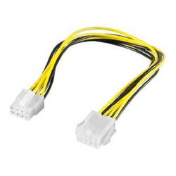 PremiumCord Prodloužení napájecího kabelu, 8 pinů, délka 28cm