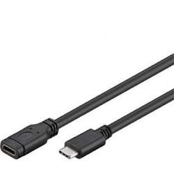 PremiumCord USB- C prodlužovací kabel (USB 3.2 generation 1), C M - C F, 1m