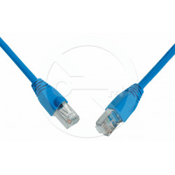 Patch kabel CAT5E SFTP PVC 7m modrý snag-proof C5E-315BU-7MB