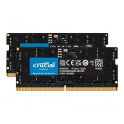 Crucial - DDR5 - sada - 32 GB: 2 x 16 GB - SO-DIMM 262 pinů - 4800 MHz PC5-38400 - CL40 - 1.1 V - bez vyrovnávací paměti - bez ECC
