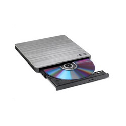 HITACHI LG - externí mechanika DVD-W CD-RW DVD±R ±RW RAM GP60NS60, Slim, Silver, box+SW