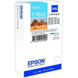 Inkoustová cartridge Epson WorkForce Pro WP4000 4500 series, C13T70124010, cyan, 3400s, XX