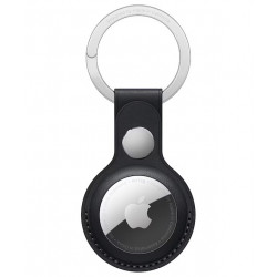 Apple AirTag Leather Key Ring - Midnight