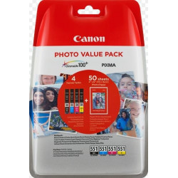 Canon cartridge XL CLI-551 C M Y BK PHOTO VALUE