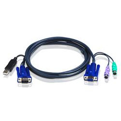 ATEN KVM sdružený kabel k CS-82A 84A 138A 88A, USB na PS 2, 2m