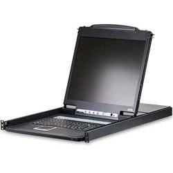 ATEN 16-port KVM PS 2+USB, OSD, rack, 19" LCD, touchpad, klávesnice