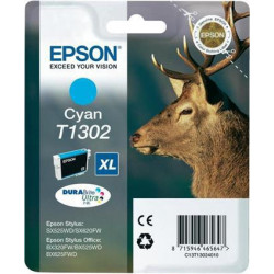Inkoustová cartridge Epson Stylus Office BX320FW, C13T13024010, modrá, T1302, 10,1 ml, 765