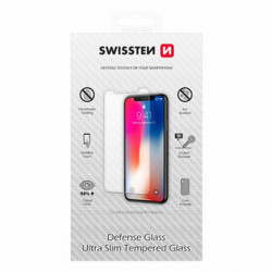 Ochranné temperované sklo Swissten, pro Apple iPhone 12 PRO MAX, černá, Defense glass