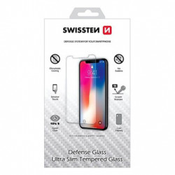 Ochranné temperované sklo Swissten, pro Apple iPhone X XS, černá, Defense glass