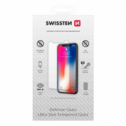 Ochranné temperované sklo Swissten, pro Apple iPhone 5 5S, černá, Defense glass