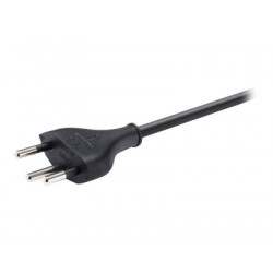 Dell - Elektrický kabel - AC 220 V - 2.5 m - pro Force10; Networking S4810, S6000; PowerEdge C6220, R220, R320, T630; PowerVault MD3820