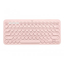 Logitech K380 Multi-Device Bluetooth Keyboard - Klávesnice - bezdrátový - Bluetooth 3.0 - QWERTZ - švýcarská - ružová