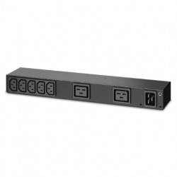 Rack PDU, Basic, 0U 1U, 100-240V 20A, 220-240V 16A, (7) C13, (2) C19