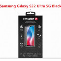 SWISSTEN SKLO FULL GLUE, COLOR FRAME, CASE FRIENDLY SAMSUNG S901B GALAXY S22 5G ČERNÉ