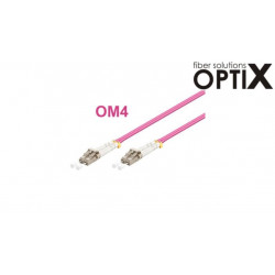 OPTIX LC-LC Optický patch cord 50 125 2m OM4 duplex