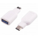 PremiumCord Adaptér USB-C male - USB3.0 A female, OTG, bílá