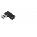PremiumCord zahnutá 90° redukce USB-C Female na USB3.0 typ A Male