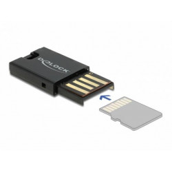 Delock USB 2.0 čtečka karet pro paměťové karty Micro SD