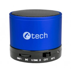 C-TECH reproduktor SPK-04L, bluetooth, handsfree, čtečka micro SD karet přehrávač, FM rádio, modrý