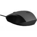 HP 150 Mouse myš, Drátová USB, Optická, 1600 dpi, Černá ( 240J6AA#ABB )