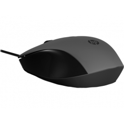 HP 150 Mouse myš, Drátová USB, Optická, 1600 dpi, Černá ( 240J6AA#ABB )