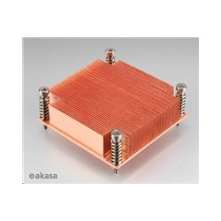 AKASA chladič CPU AK-CC7111 pro Intel LGA 775 a 1156, měděné jádro, pasivní, pro 1U skříně