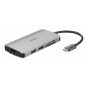 D-Link 8-in-1 USB-C Hub with HDMI Ethernet Card Reader Power Delivery