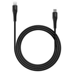 CANYON nabíjecí kabel Lightning MFI-4, Power delivery 18W, Apple certifikát, délka 1.2m, černá