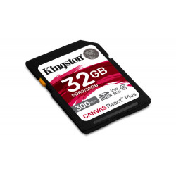 KINGSTON 32GB Canvas React Plus SDHC UHS-II 300R 260W U3 V90 for Full HD 4K 8K