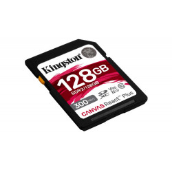 KINGSTON 128GB Canvas React Plus SDHC UHS-II 300R 260W U3 V90 for Full HD 4K 8K