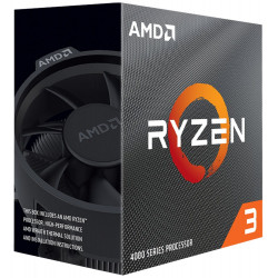 AMD Ryzen 3 4100 Ryzen AM4 4C 8T max. 4,0GHz 4MB 65W TDP BOX s chladičem