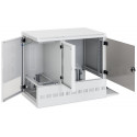 Triton 19\' rozvaděč nástěnný 12U 900x540mm + 3U,server vpravo RAL7035 šedá