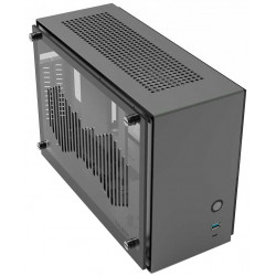 Zalman skříň M2 Mini mini tower ITX 80 mm fan USB 3.0 USB 3.1 riser card prosklené bočnice antracitová