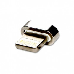 USB (2.0) Redukce, Magnetický konec-Lightning M, 0, stříbrná, redukce k magnetickému kabelu