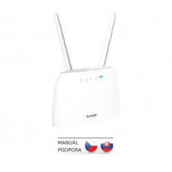 Tenda 4G07 Wi-Fi AC1200 4G LTE router, 2x WAN LAN, 1x miniSIM, IPv6, VPN, LTE Cat.4,4x anténa,CZ app