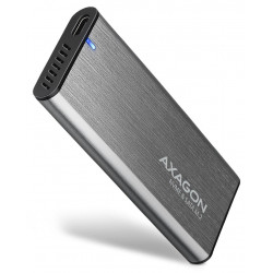 AXAGON box na M.2 NVMe SSD EEM2-SG2 USB-C USB 3.2 Gen2 kabel 20cm USB-C na USB-A