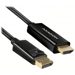 AXAGON adaptér z DisplayPort na HDMI verze 1.4 RVD-HI14C2 4k 30Hz 1,8m