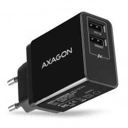 AXAGON síťová nabíječka 16W ACU-DS16 2x USB-A 5V 2.2A + 5V 1A