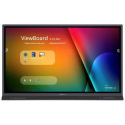 ViewSonic Flat Touch Display IFP6552-1B 65" UHD 16 7 400cd Android 8-64 OPS HDMI VGA DP HDMIout USB-C