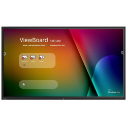 ViewSonic Flat Touch Display IFP9850-4 98" UHD 16 7 350cd Android 4-32 OPS HDMI VGA HDMIout USB-C