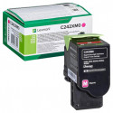 Lexmark originální toner C242XM0, magenta, 3500str., extra high capacity, return, Lexmark C2425dw,C2535dw,MC2425adw,MC2535adwe,MC2