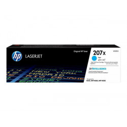 HP originální toner W2211X, cyan, 2450str., HP 207X, HP Color LaserJet Pro M255, MFP M282,