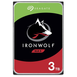 Seagate IronWolf - HDD 3000 GB Interní 3.5 " - SATA III/600 - 5 400 ot min. - vyrovnávací paměť: 256 MB (ST3000VN006)