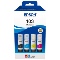 Epson inkoustová náplň T00S64A 103 EcoTank L1x10 L315x L325x L3x6x L5190 4-colour Multipack